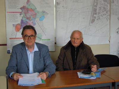 Philippe De Fruyt & Michel Niquet lors de la rencontre avec le commissaire enquêteur